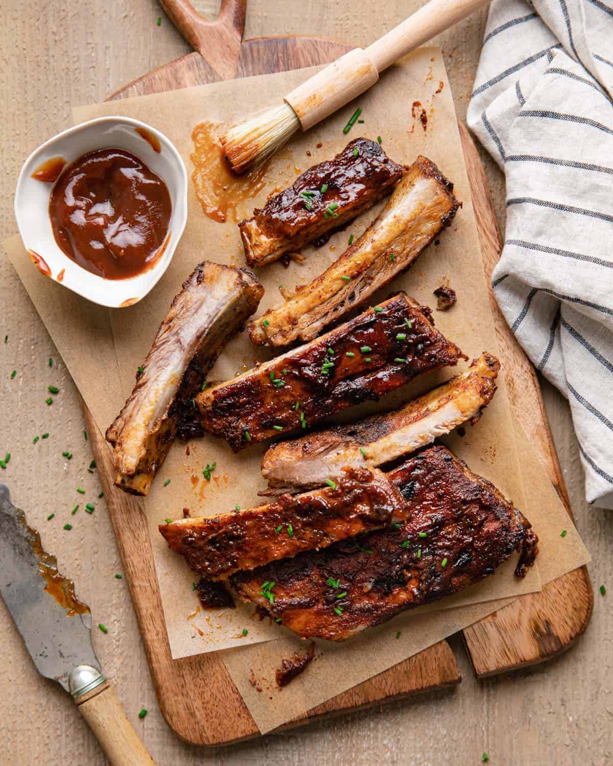 ST LOUIS BRAISED BBQ RIBS PRE-COOKED FROZEN 2.5lb PACK